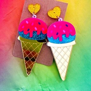 Vibrant Ice-cream Dangle Earrings